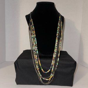 Multicolor / Multi-Strand Bead Necklace